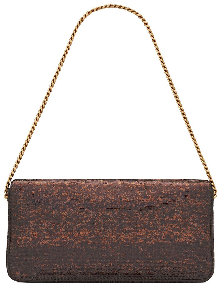 Saint Laurent Kate Evening Bag Cocoa
