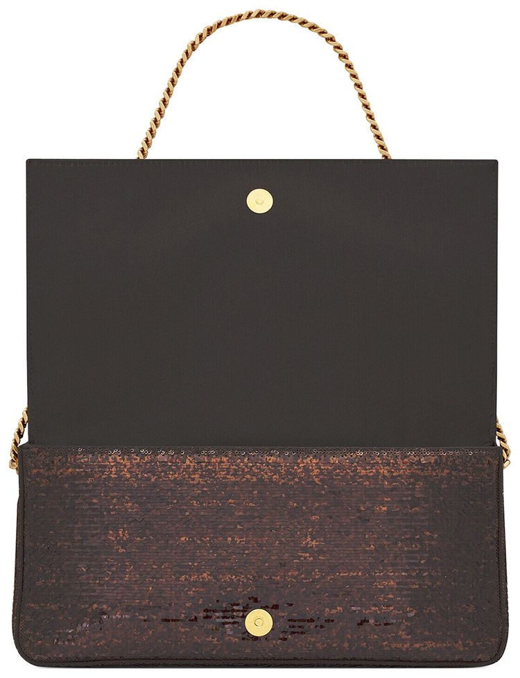 Saint Laurent Kate Evening Bag Cocoa