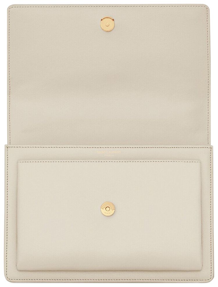 Saint Laurent Sunset Chain Bag Vintage White