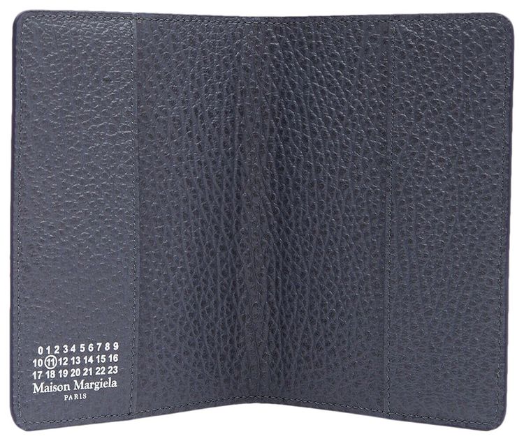 Maison Margiela Passport Cover Pewter Blue