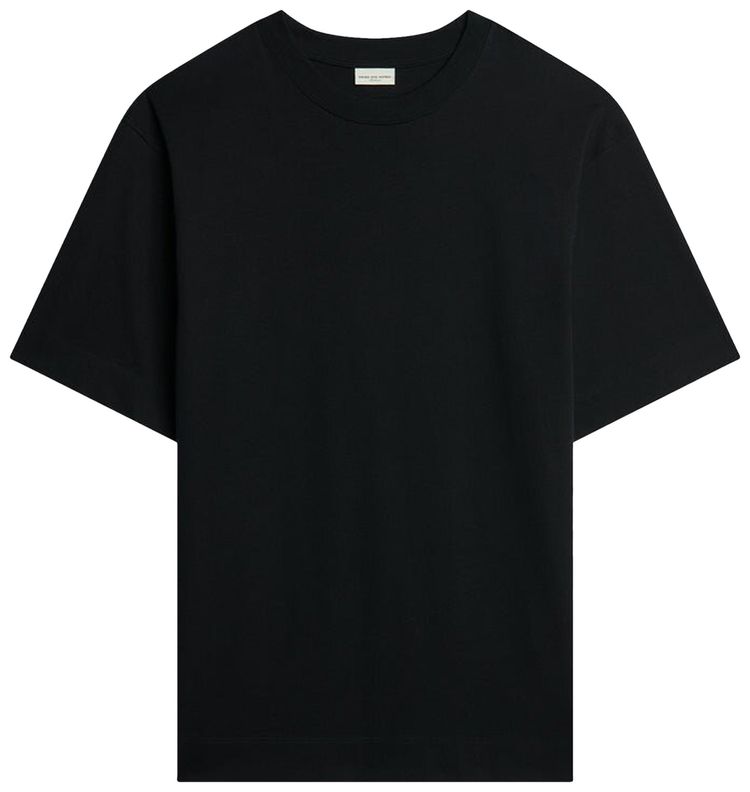 Dries Van Noten Boxy Fit T Shirt Black