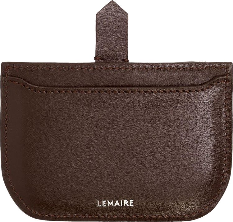 Lemaire Calepin Mirror And Card Holder 'Chocolate Fondant'