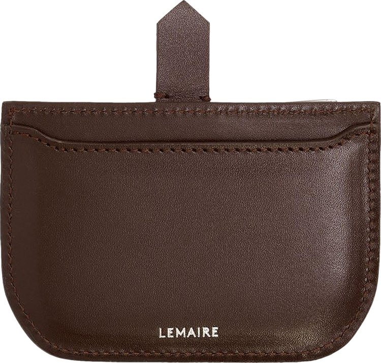 Lemaire Calepin Mirror And Card Holder Chocolate Fondant