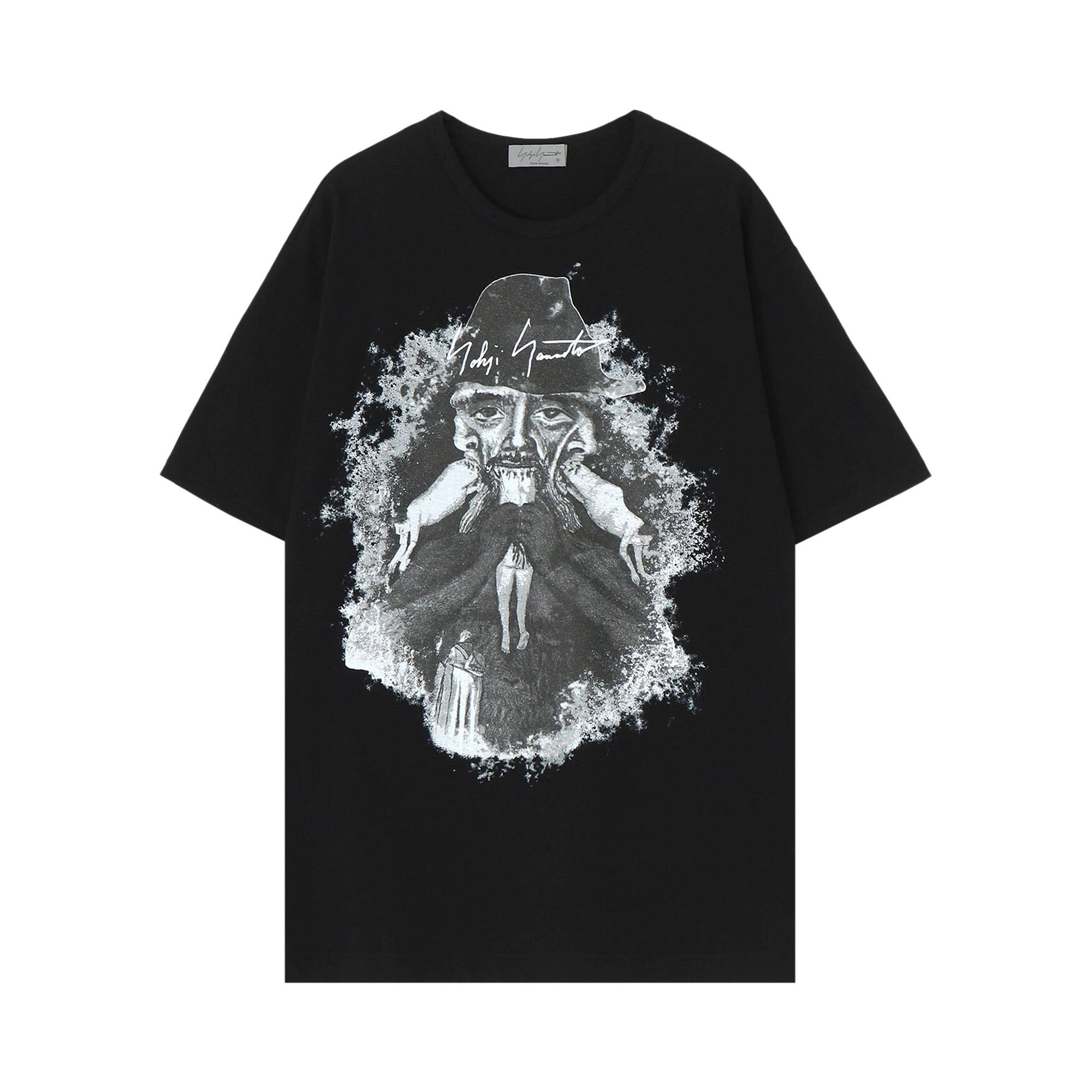 Buy Yohji Yamamoto Pour Homme PT Short-Sleeve T-Shirt 'Black Buy Yohji Yamamoto Pour Homme PT Short-Sleeve T-Shirt 'Black