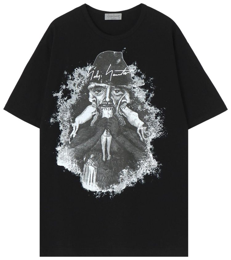 Yohji Yamamoto Pour Homme PT Short Sleeve T Shirt Black