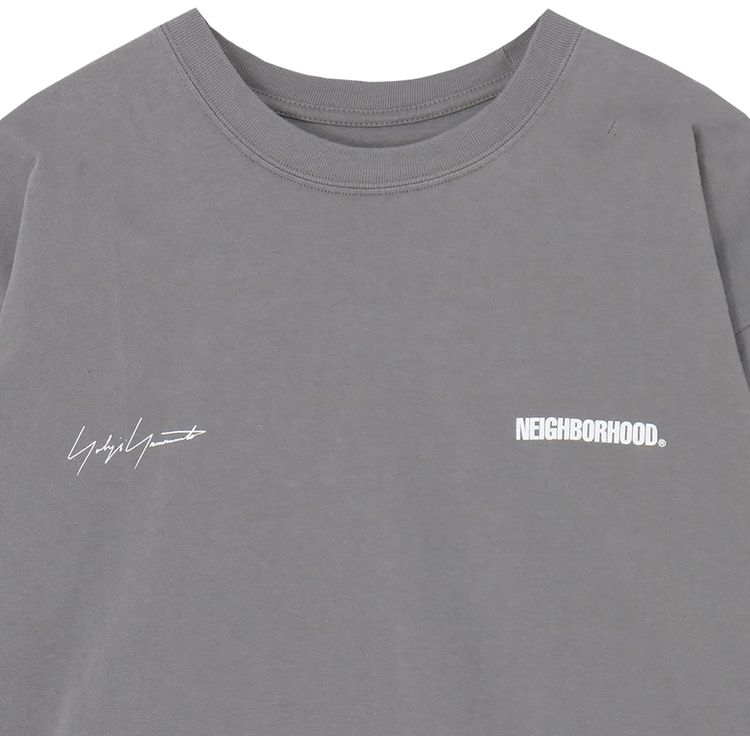 Yohji Yamamoto Pour Homme x Neighborhood PT Long Sleeve T Shirt Grey