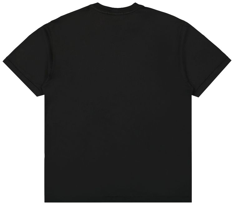 Stone Island Compass Patch Logo T Shirt Black