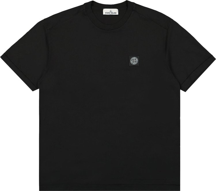 Stone Island Compass Patch Logo T-Shirt 'Black'