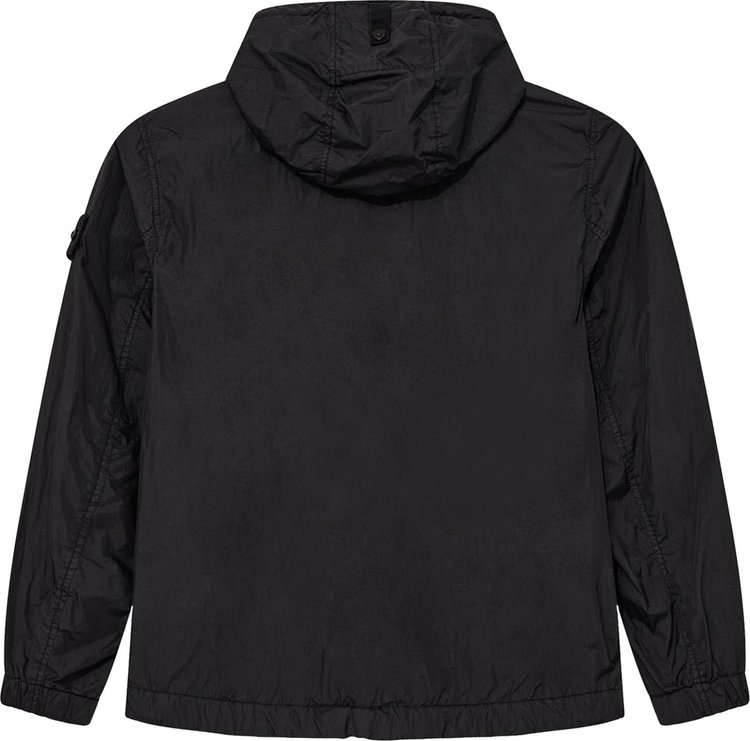 Stone Island Recycled Padded Hooded Jacket Black