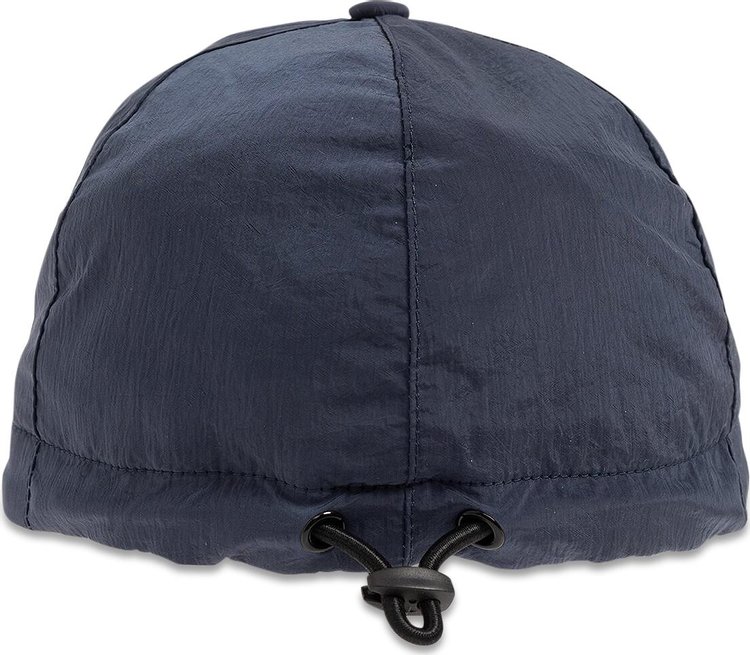 Stone Island Nylon Metal Logo Cap Dark Blue