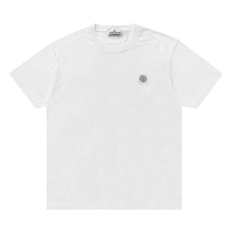 Stone Island Logo Patch T Shirt White