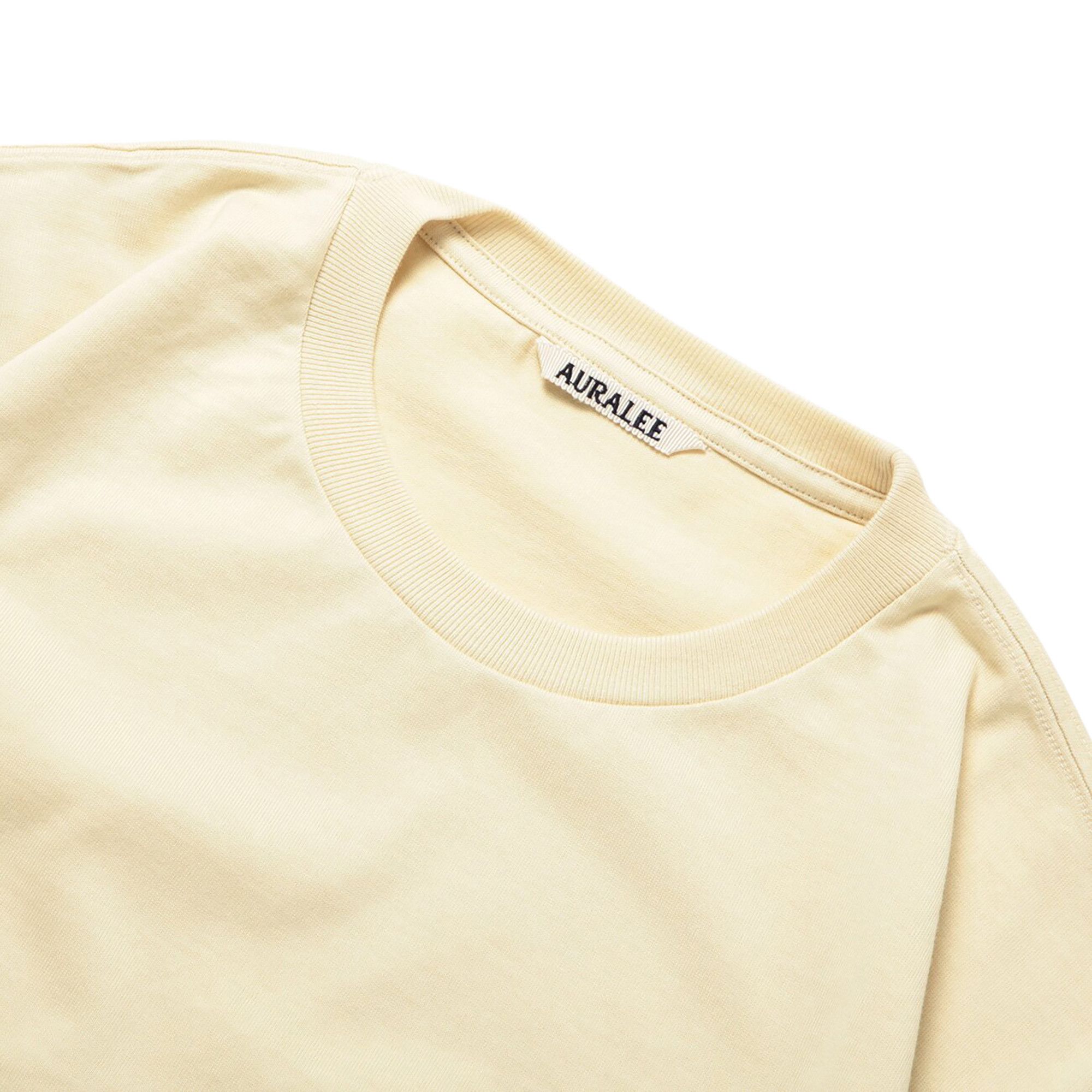 Buy Auralee Luster Plaiting Tee 'Ivory' - A00SP02GT 26307978