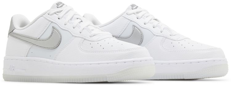 Nike Air Force 1 GS White Football Grey