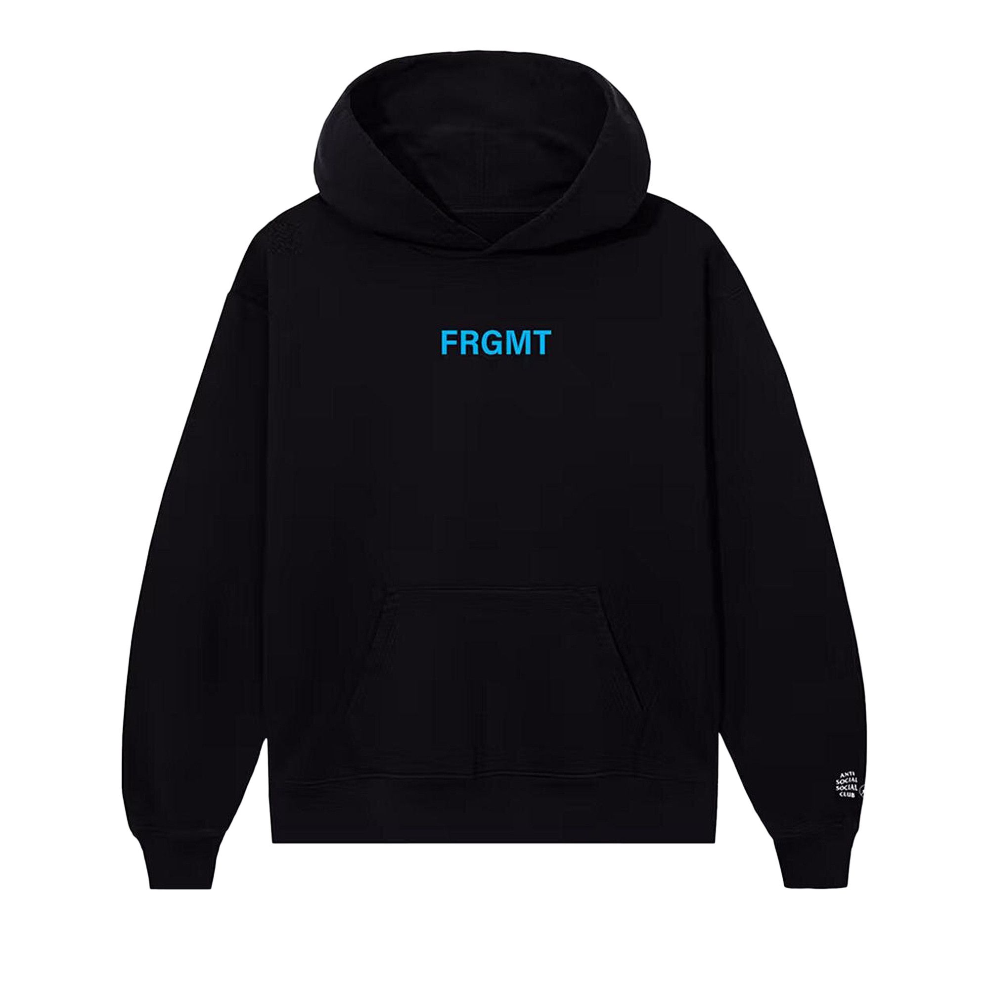 Buy Anti Social Social Club x Fragment Design Logo Hoodie Black 0657 1FW230106XFDLH BLAC GOAT CA