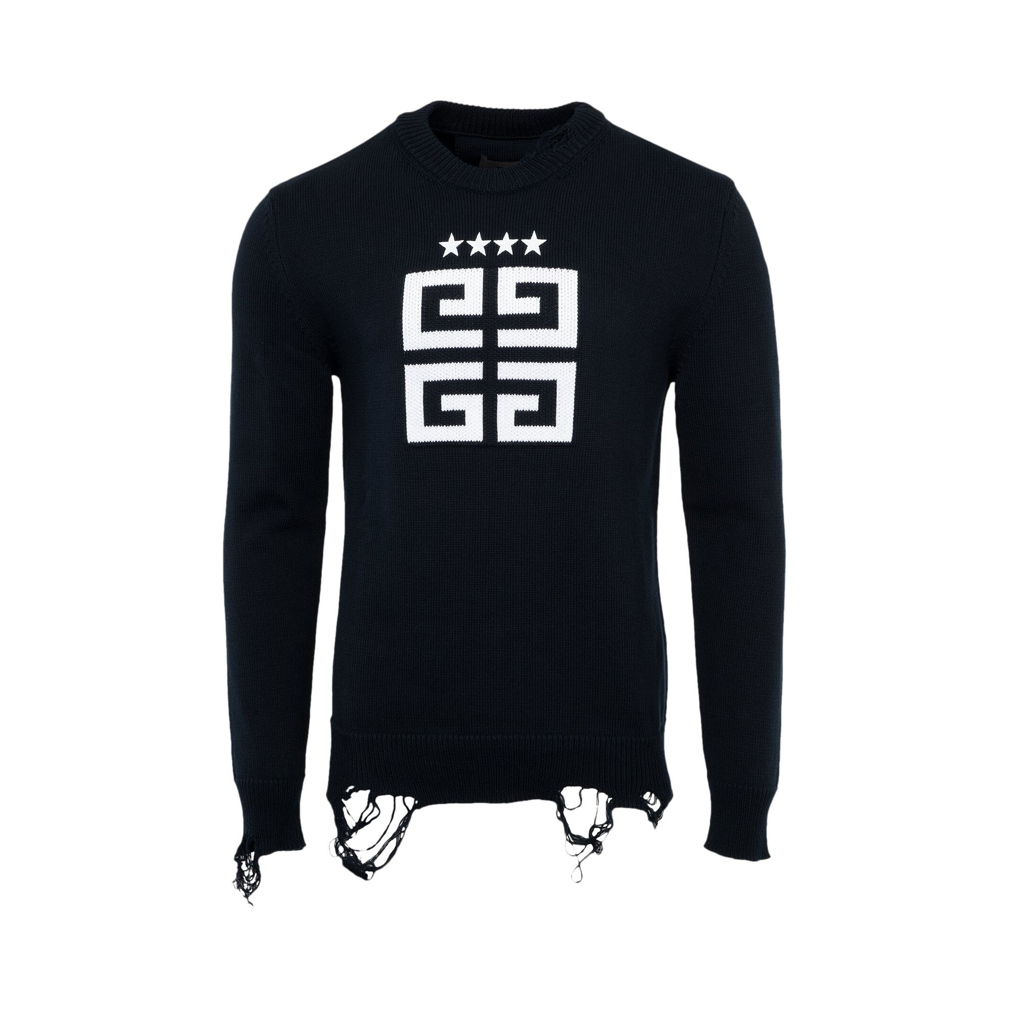 Givenchy logo intarsia jumper discount
