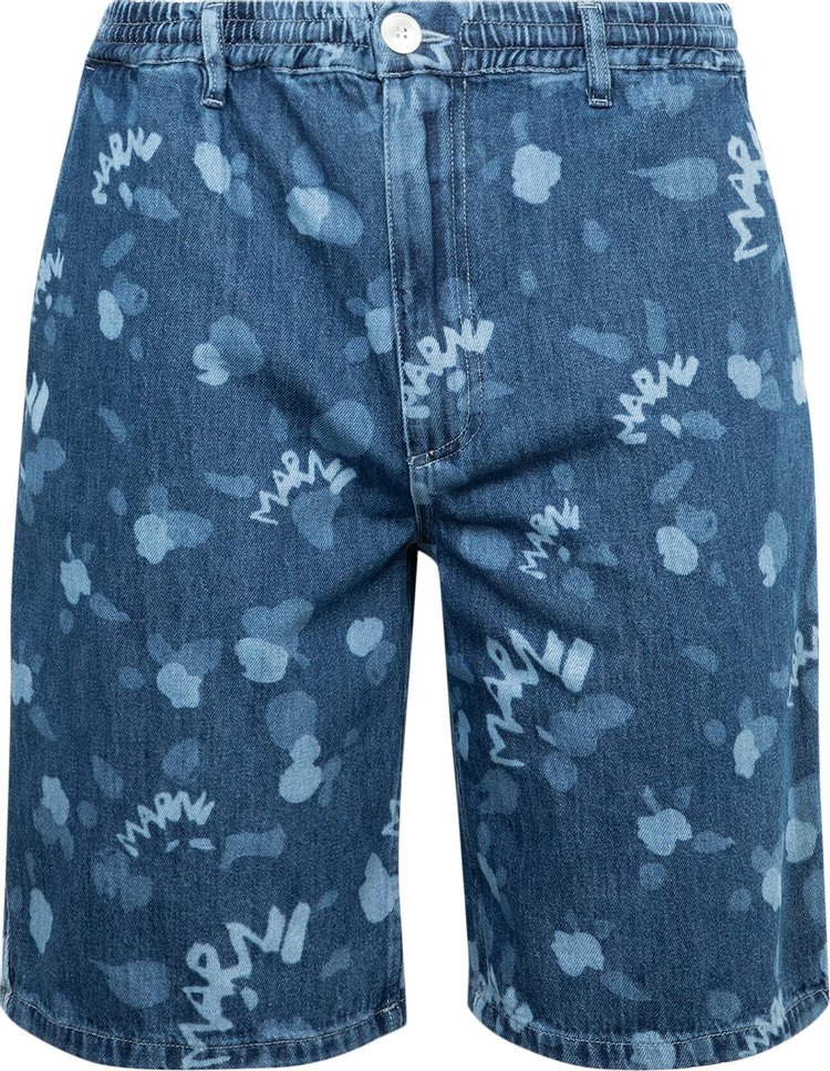 Marni Denim Shorts 'Iris Blue'
