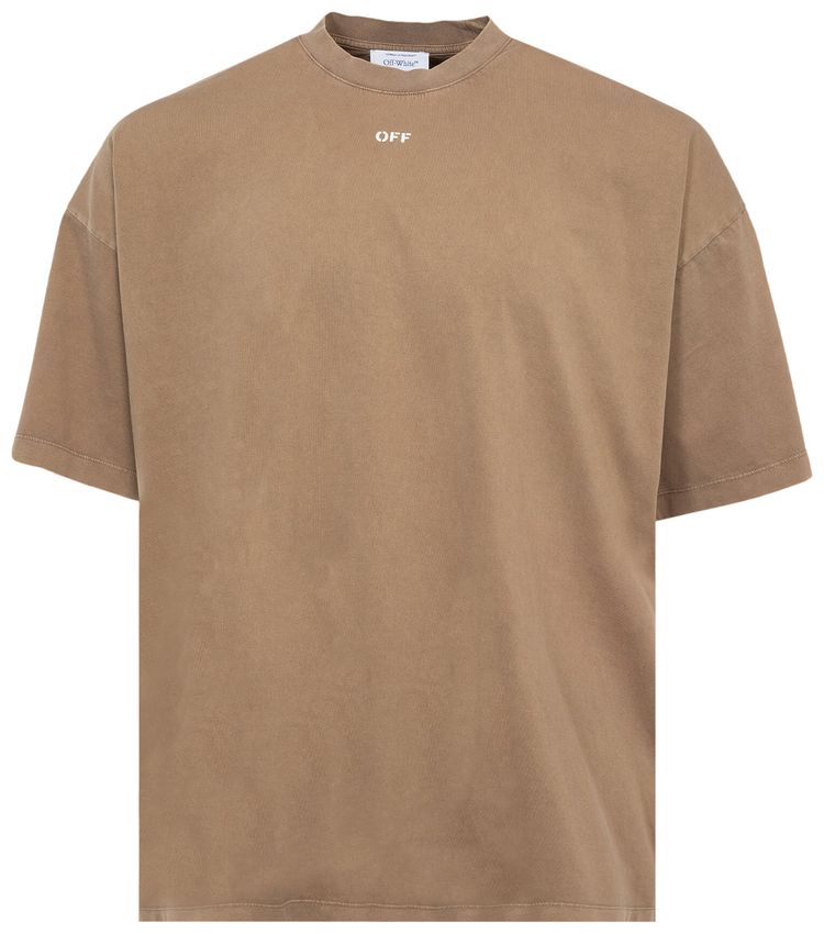 Off White Saint Matthew Over Short Sleeve Tee Rain Drum Grey