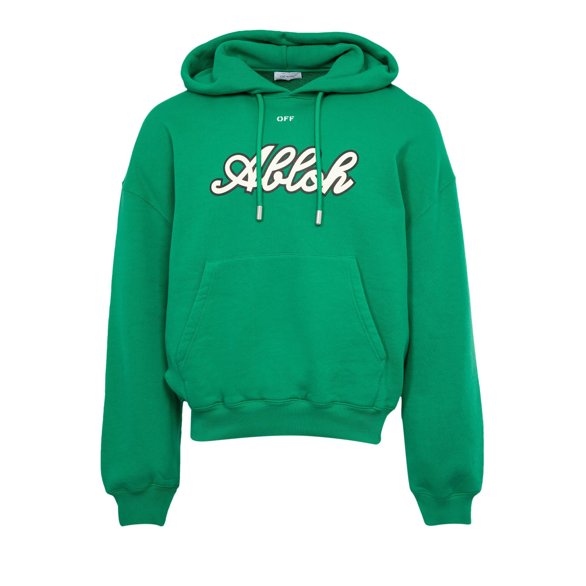 Buy Off White Football Over Hoodie College Green OMBB118S24FLE0055561 GOAT