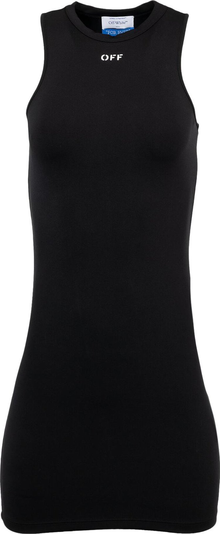 Buy Off-White Sleek Rowing Dress 'Black/White' - OWDB463C99JER0011001 ...