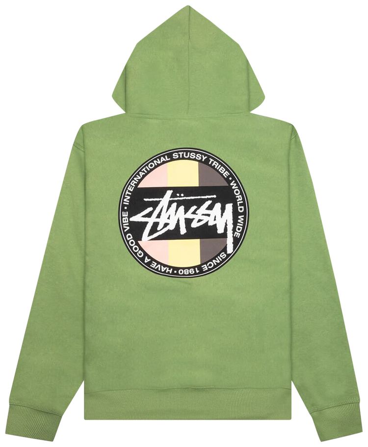Stussy Classic Dot Hoodie Moss