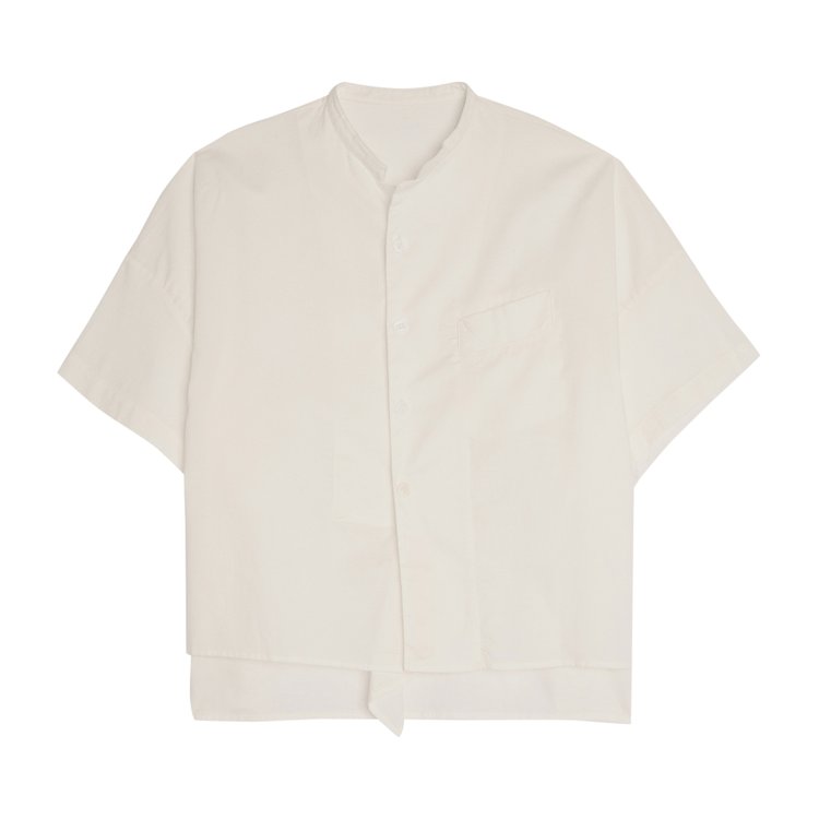 Y's N-Half Sleeve Box Shirt 'White'