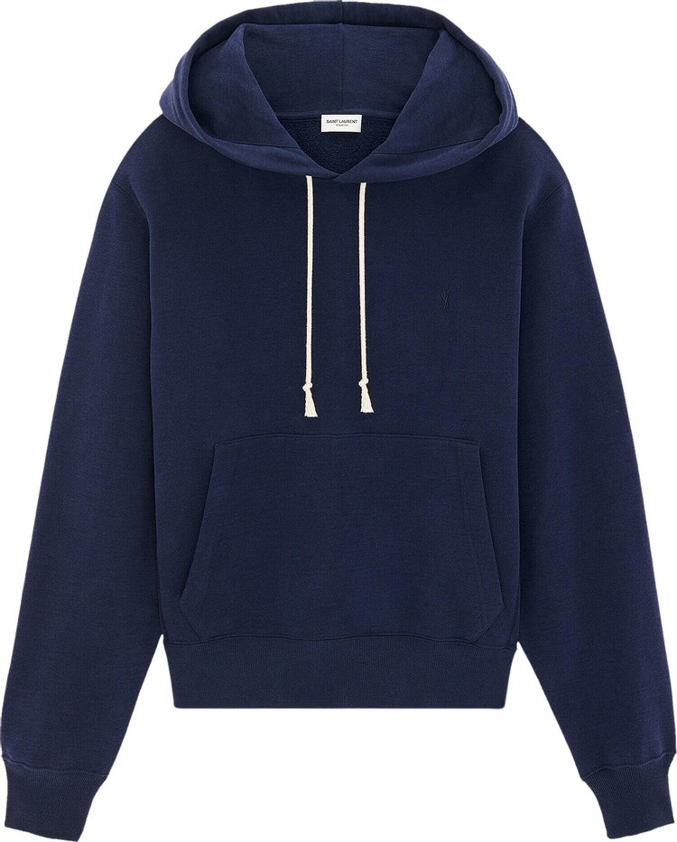 Saint Laurent Cassandre Hoodie Marine