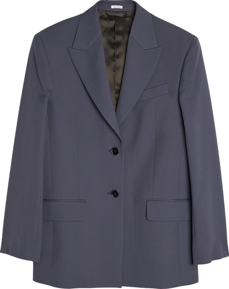 Acne Studios Regular Fit Suit Jacket 'Mid Bue'