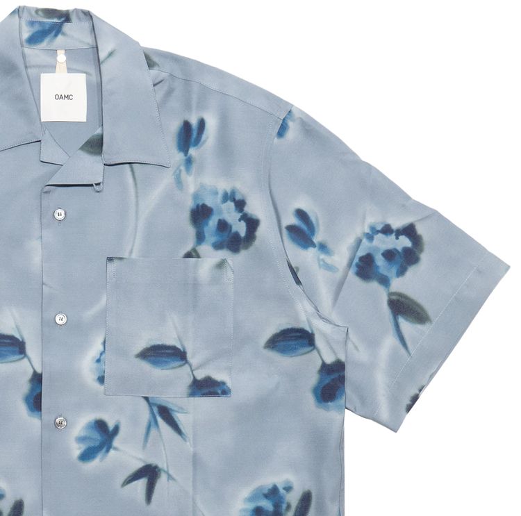 OAMC Flora Kurt Shirt Artic Ice