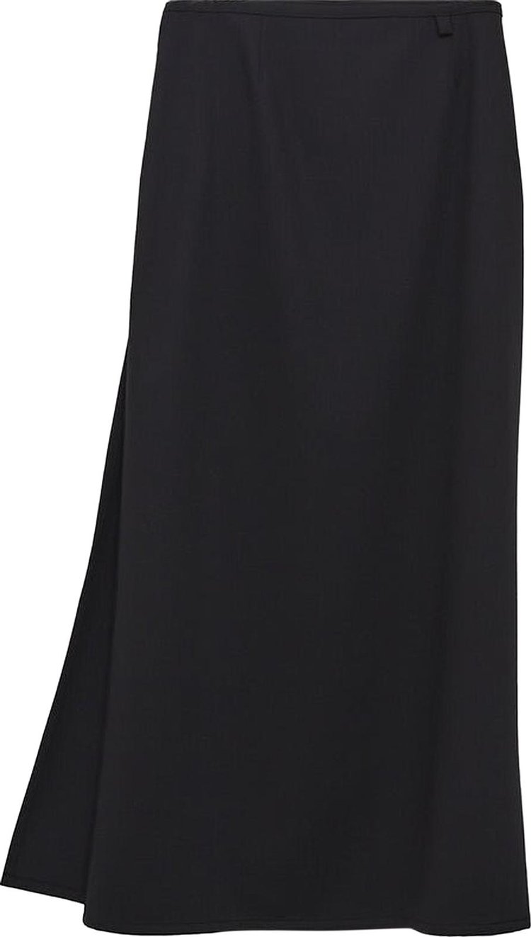 Lemaire Tailored Skirt Jet Black