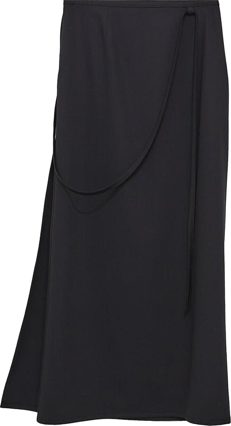Lemaire Tailored Skirt 'Jet Black'
