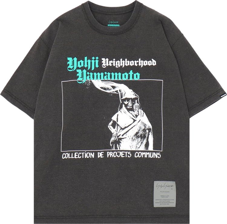 Yohji Yamamoto Pour Homme x Neighborhood PT Short-Sleeve T-Shirt 'Grey'