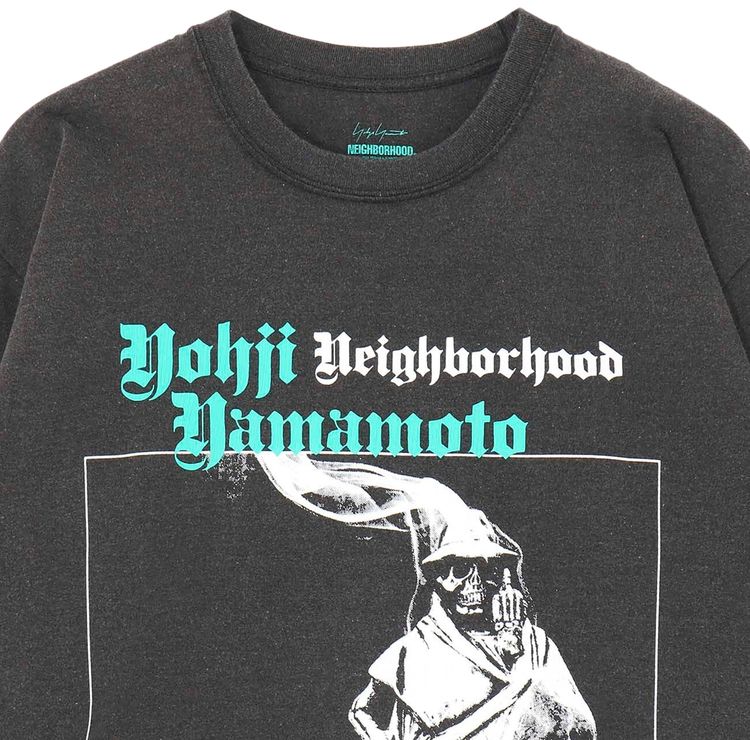 Yohji Yamamoto Pour Homme x Neighborhood PT Short Sleeve T Shirt Grey