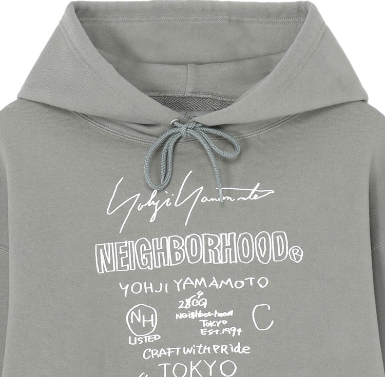 Yohji Yamamoto Pour Homme x Neighborhood PT Hoodie Grey