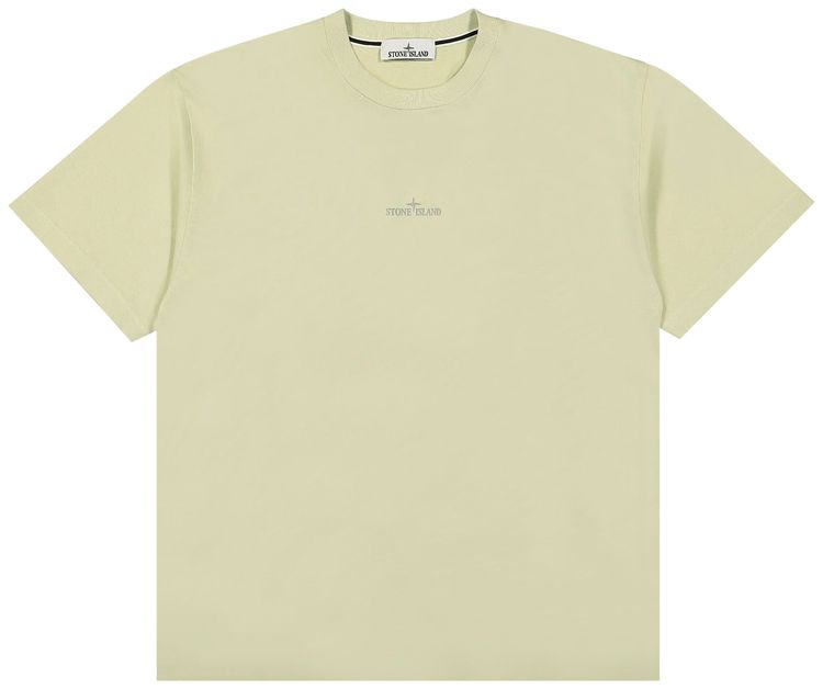 Stone Island Camo One Print T Shirts Pistachio