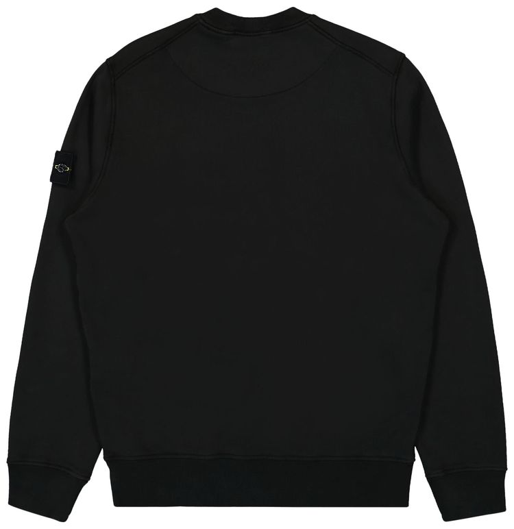 Stone Island Garment Dyed Sweatshirt Black