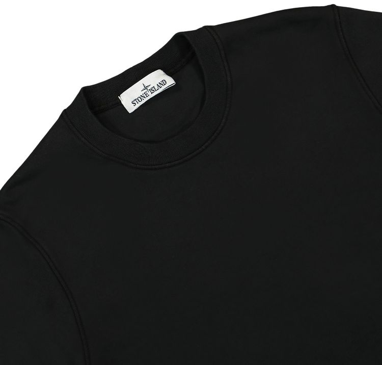 Stone Island Garment Dyed Sweatshirt Black