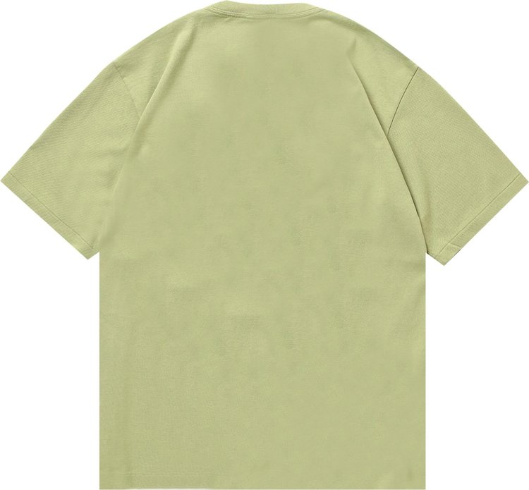 Auralee Luster Plaiting Tee Light Green