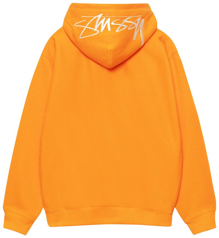Stussy Back Applique Hoodie Tangerine