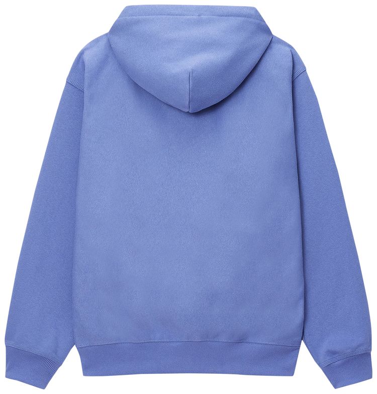 Stussy Stock Logo Applique Hoodie Storm