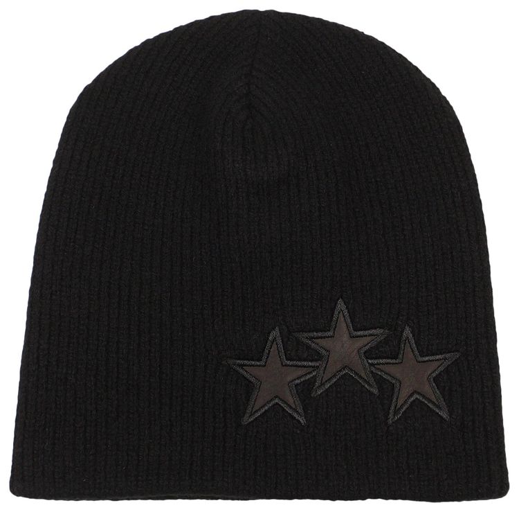 Amiri 3 Star Beanie BlackBlack