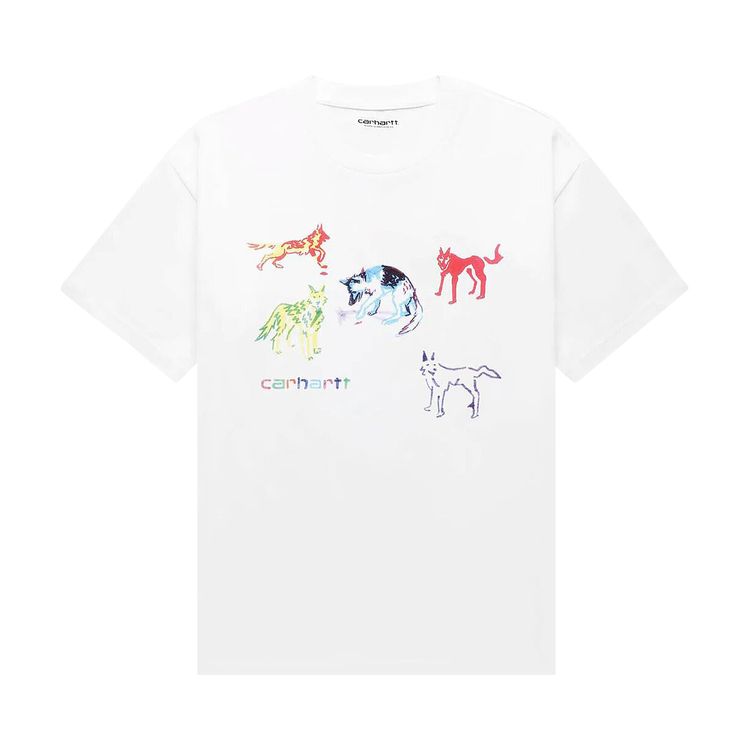 Carhartt WIP Ollie Mac Huskies T Shirt White