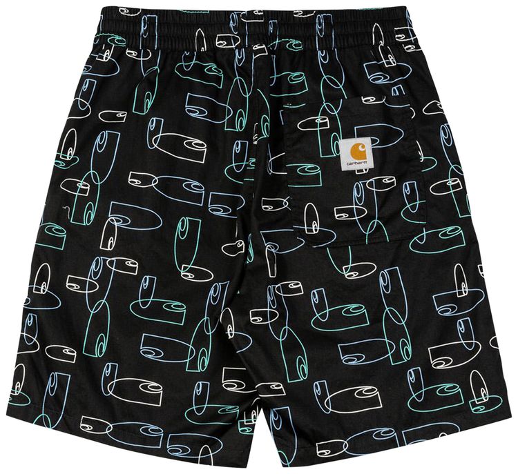 Carhartt WIP Sumor Short BlackOutline Print