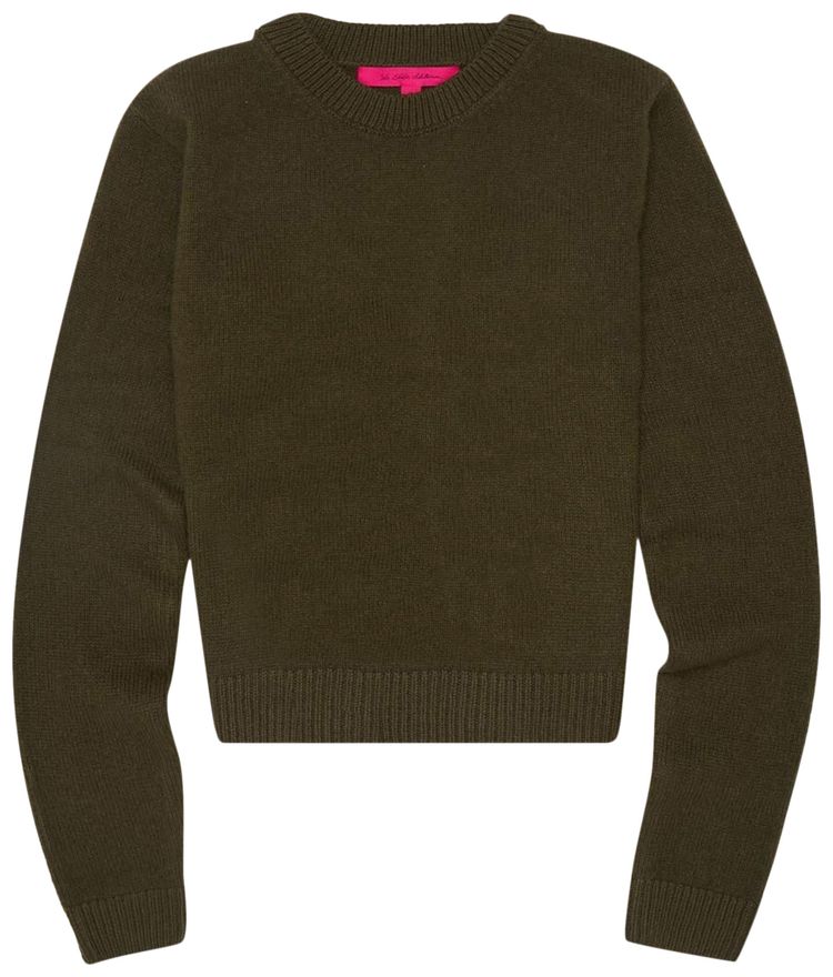 The Elder Statesman Simple Crew Olive