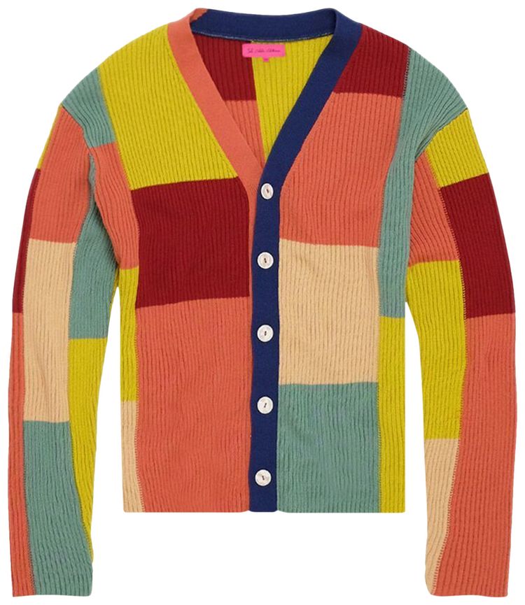 The Elder Statesman Batch Block Cardigan Multicolor