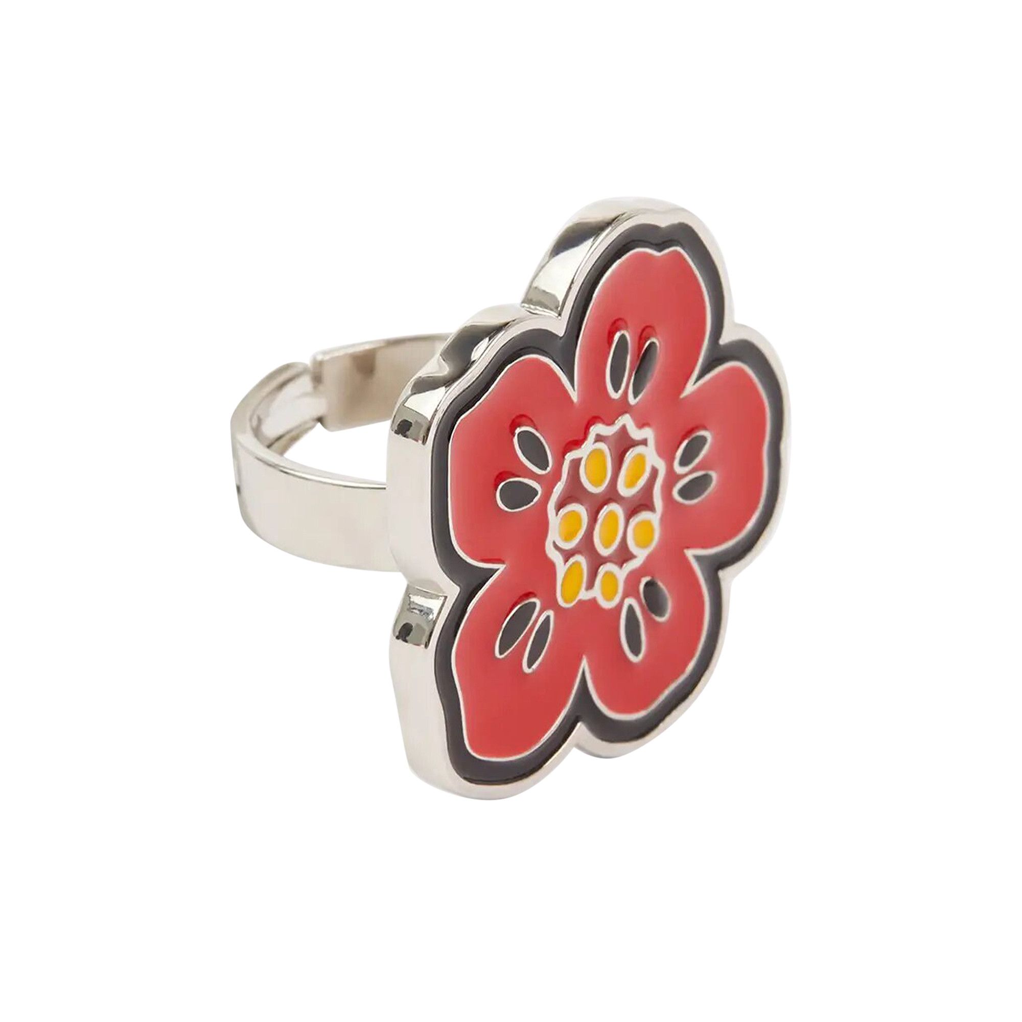 KENZO Boke Flower リング Buy Kenzo Boke Flower Adjustable Ring 'Medium Red' - FD55BI402M03