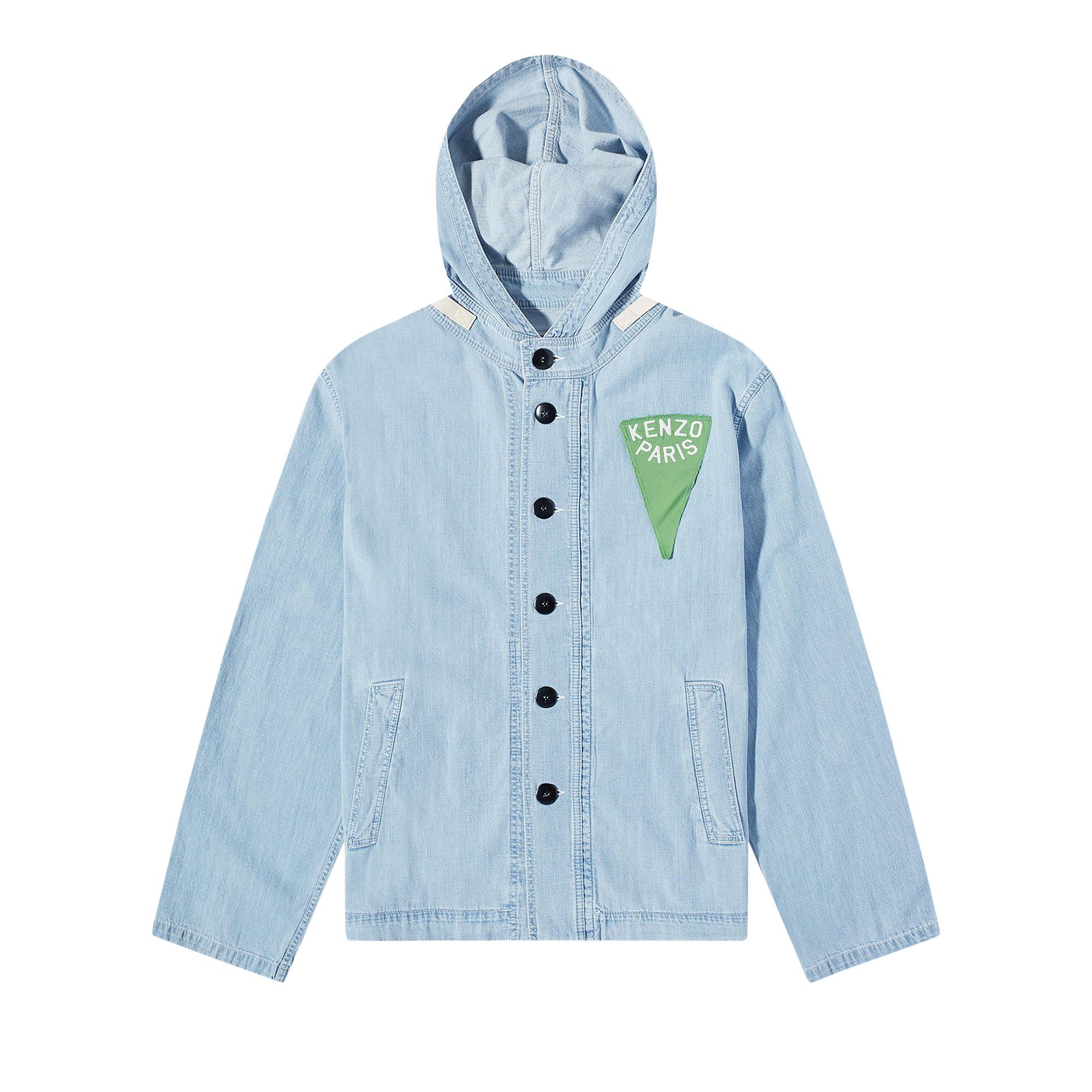 Size l Kenzo Paris Nautical Parka Blue