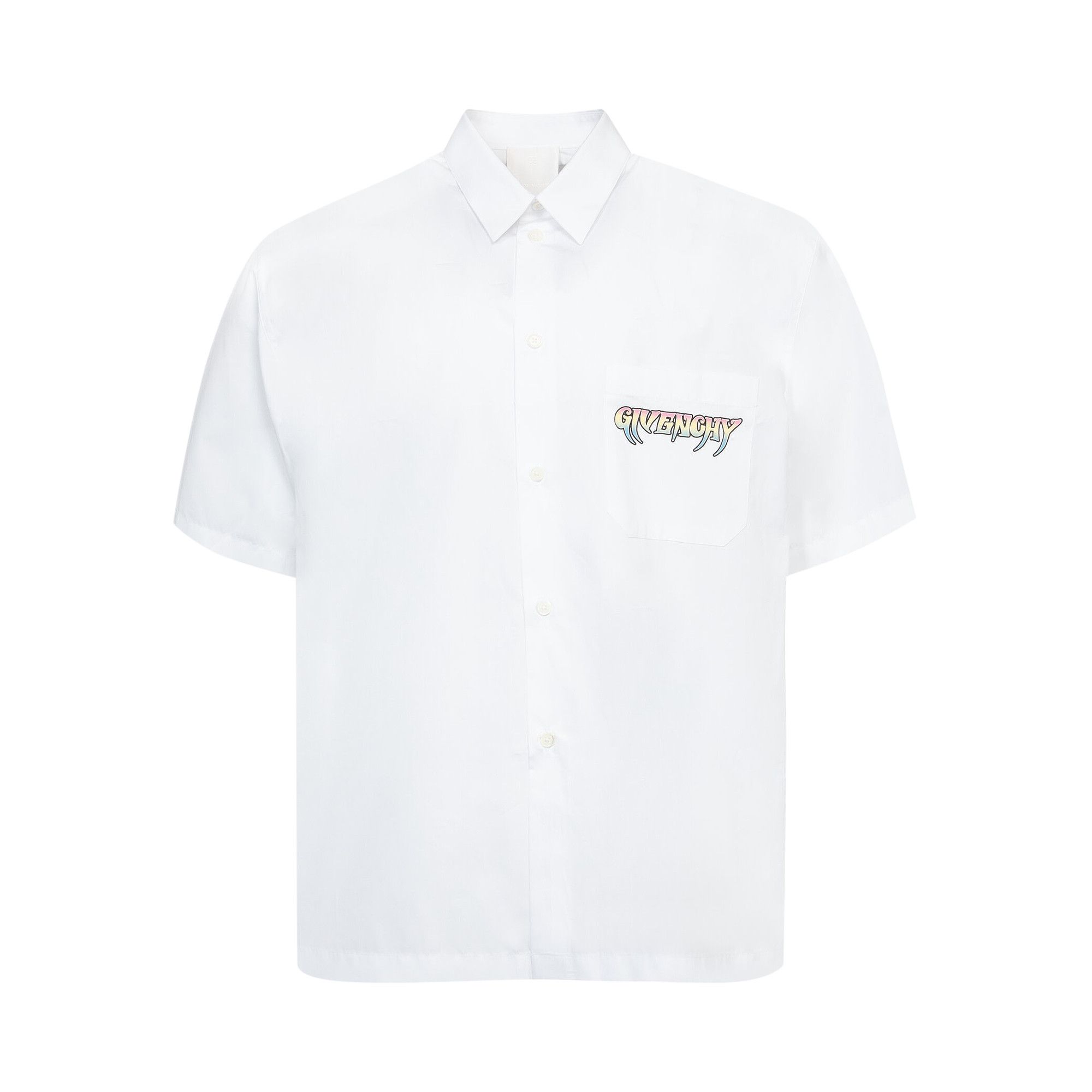 Buy Givenchy Summer Tour Printed Shirt White BM60ZN14M6 100 GOAT CA