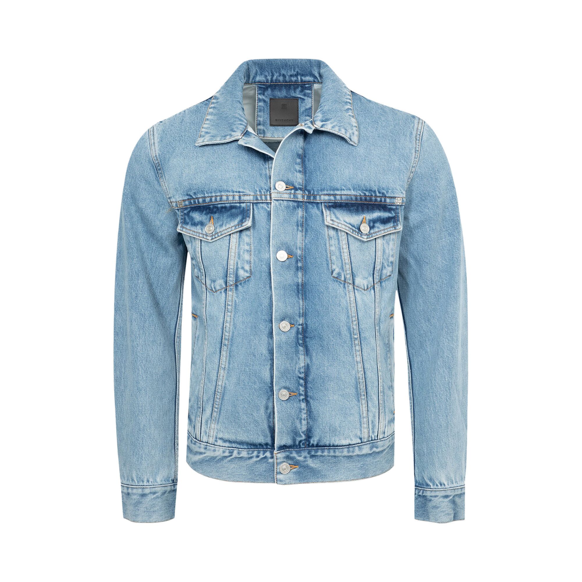 Buy Givenchy Denim Jacket Medium Blue BM012C5Y8Y 420 GOAT CA