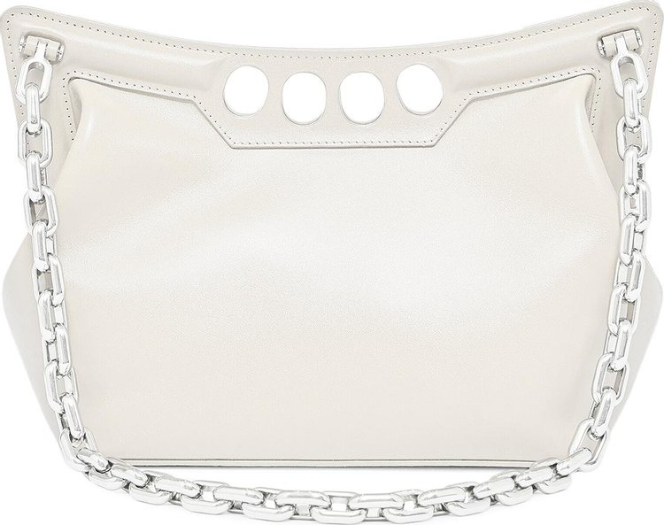 Alexander McQueen The Small Peak Bag Soft Ivory