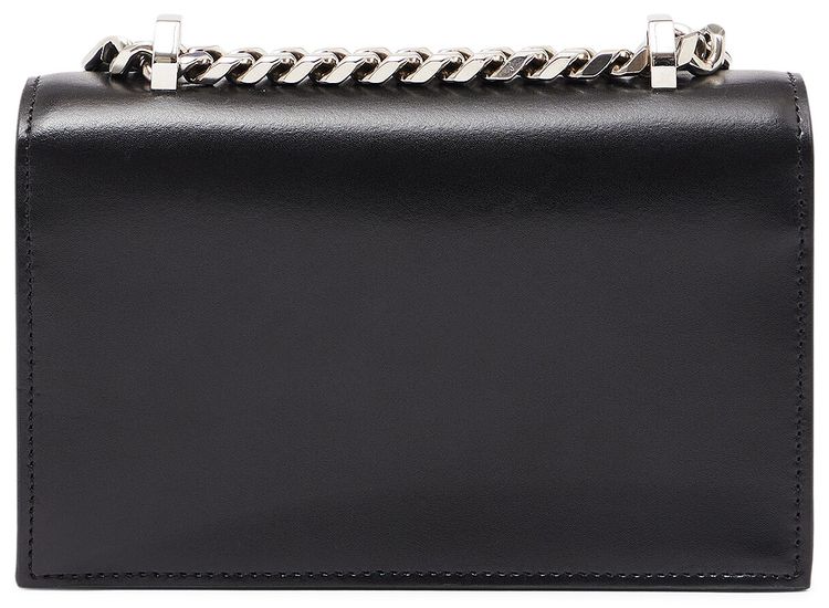 Alexander McQueen The Biker Mini Jewelled Satchel Black